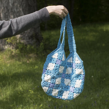 Modern Granny Square Tote