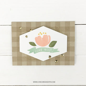 Concord & 9th Clear Stamps 3"X4" - Petite Posie