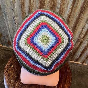 Striped Beanie -- a loom knit pattern