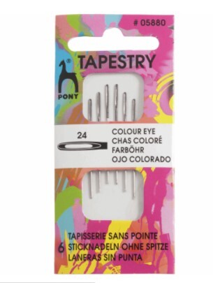 Pony Tapestry Needles - Colour Coded