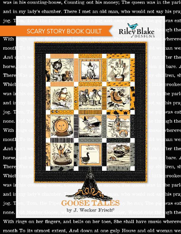 Riley Blake Scary Story Book Quilt - Downloadable PDF