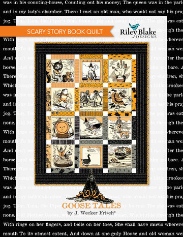 Riley Blake Scary Story Book Quilt - Downloadable PDF