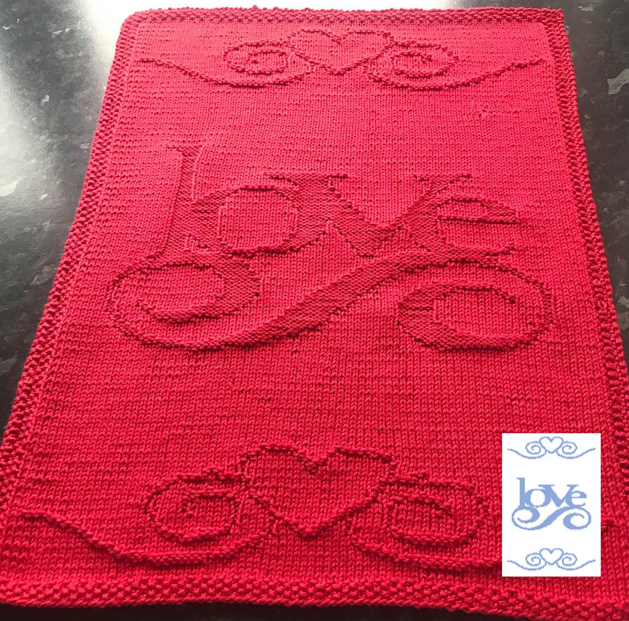 Nr. 482 Love guest towel