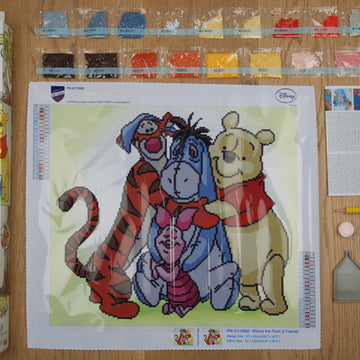 Vervaco Disney Pooh with Friends Diamond Painting Kit -