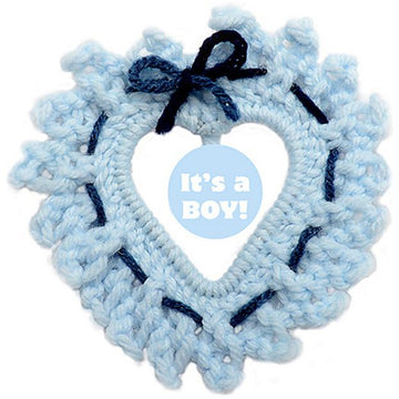 Gender Reveal Heart: It's A Boy! It's A Girl!