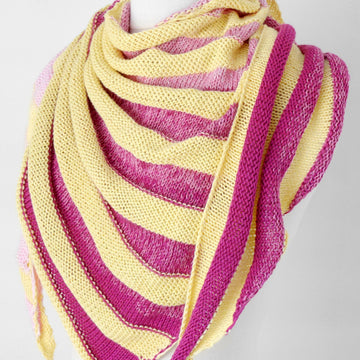 Strickanleitung - STRIPES No.1 - Dreieckstuch - No.105