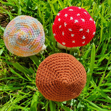 Quinn the little mushroom - critter stitch crochet pattern / amigurumi