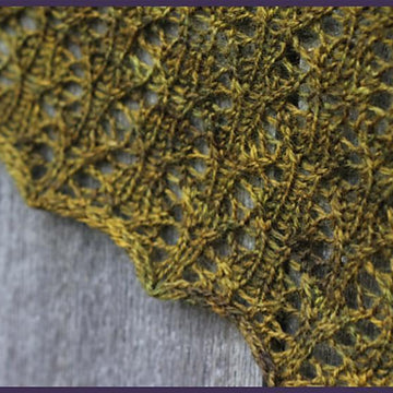 Mossy Bark Shawlette