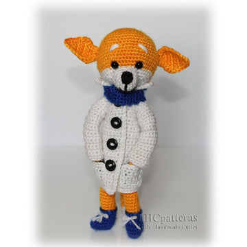 Fred the Fox Crochet Pattern, Fox Crochet Pattern, Amigurumi Fox