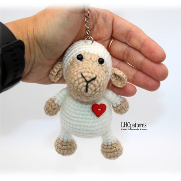 Sheep Keychain Crochet Pattern
