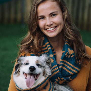 Paw-some Dog Cowl + Paw-some Infinity Scarf