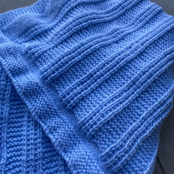 Ladder Baby Knit Blanket