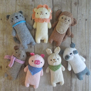 Knit Baby Animal Set