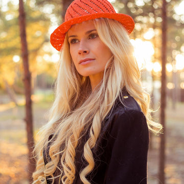 Knitted cotton Summer hat "Hilde"