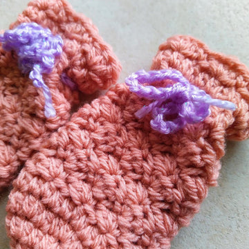 Crochet Pattern - Erina Baby Mittens