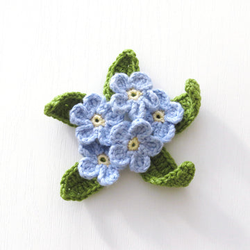 Forget-Me-Not Flower Applique
