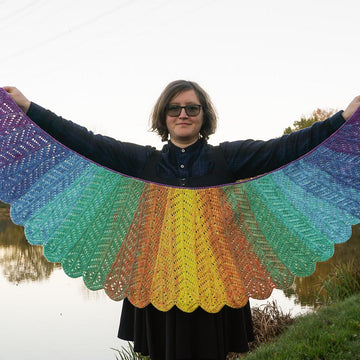 Macaw wings shawl