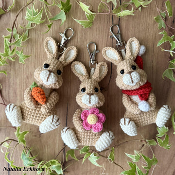 Bunny Keychain/Bag Charm
