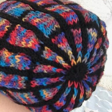 Sock Yarn Destash Hat