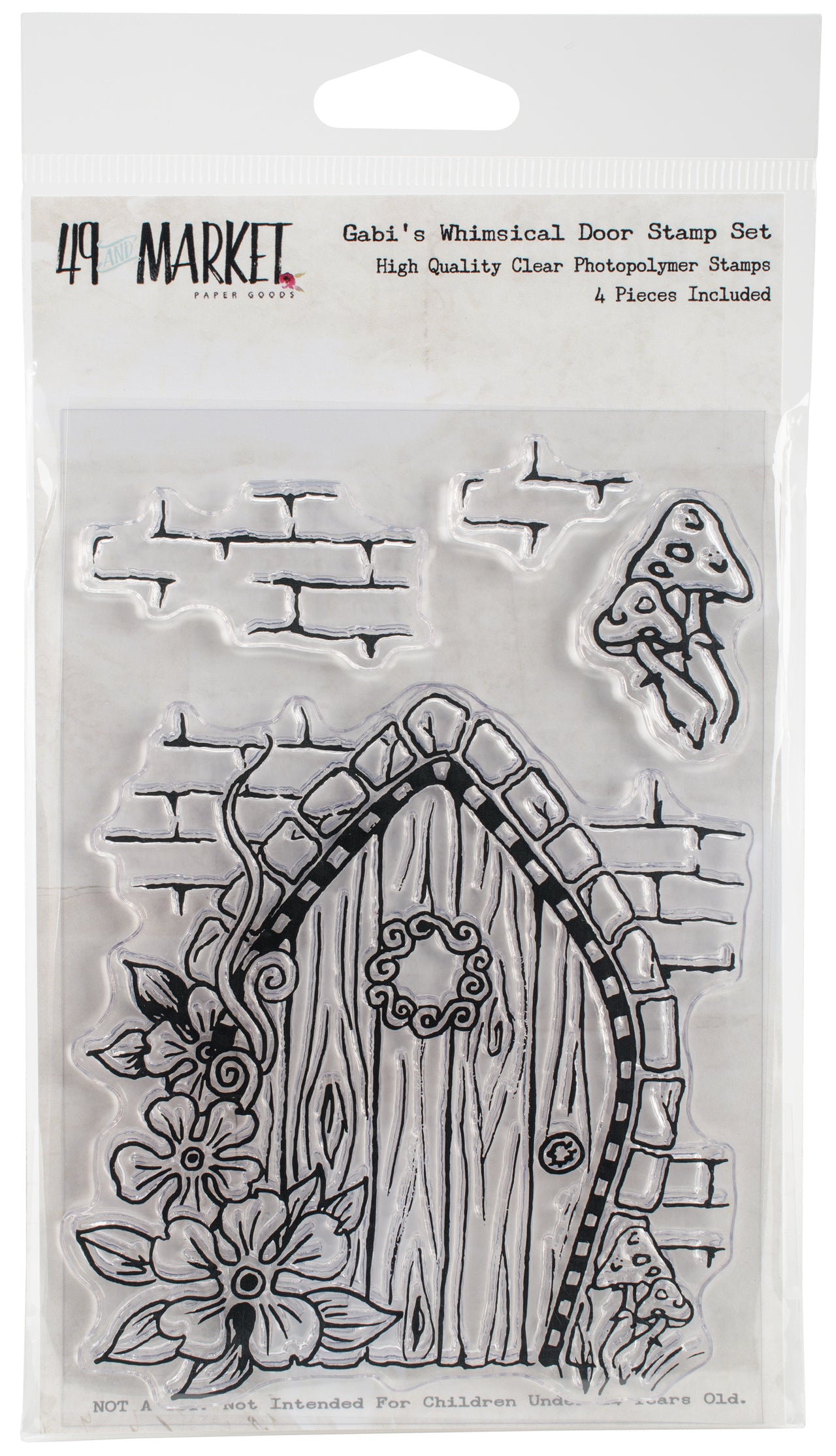 49 And Market Clear Stamps 4"X6" - Gabi's Whimsical Door