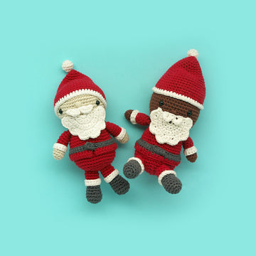Santa Claus - Free Toy Crochet Pattern For Christmas in Paintbox Yarns Cotton Aran by Paintbox Yarns