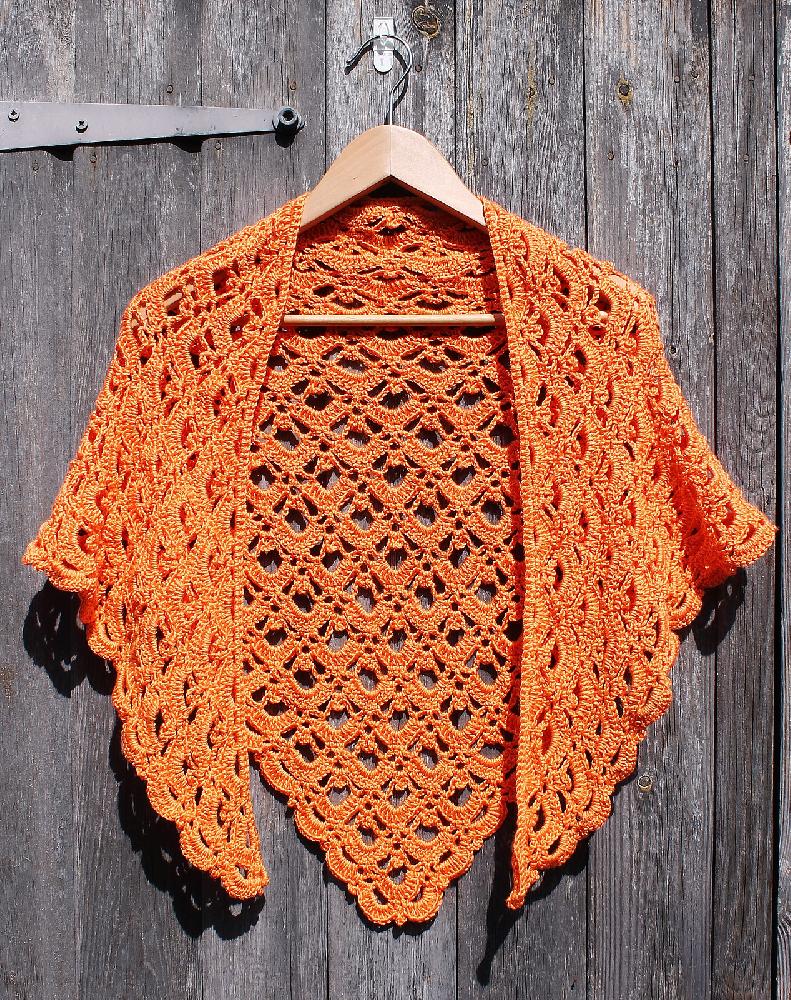 Lacy Triangular Shawl