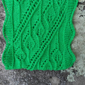 Leaning Leaf Infinity Scarf