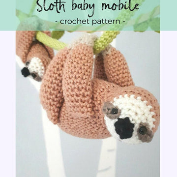 Sloth baby mobile