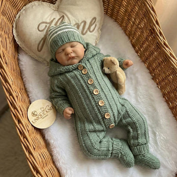 "Alyssum" Hooded Romper Set