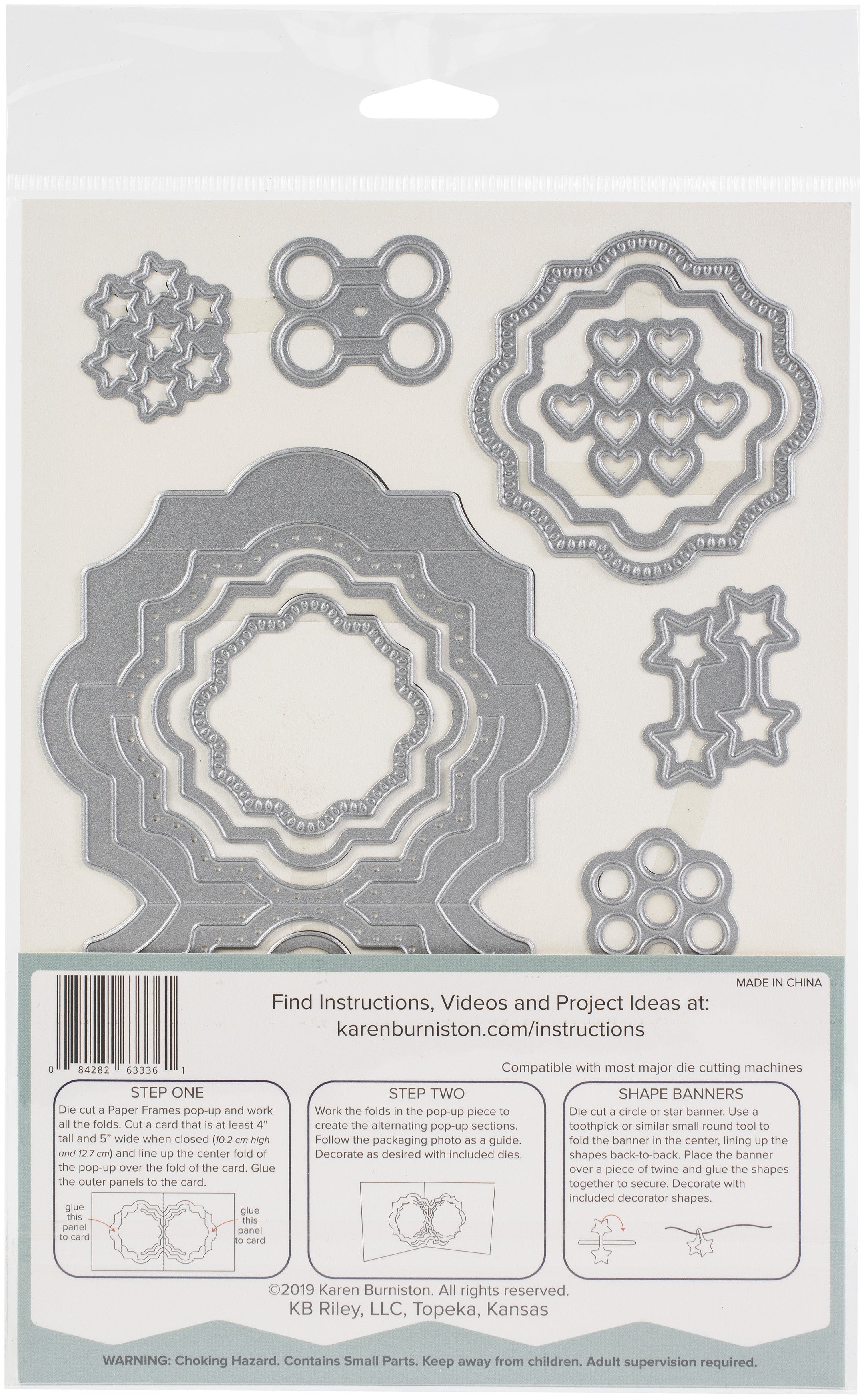 KB Riley Karen Burniston Dies - Paper Frames Pop-Up