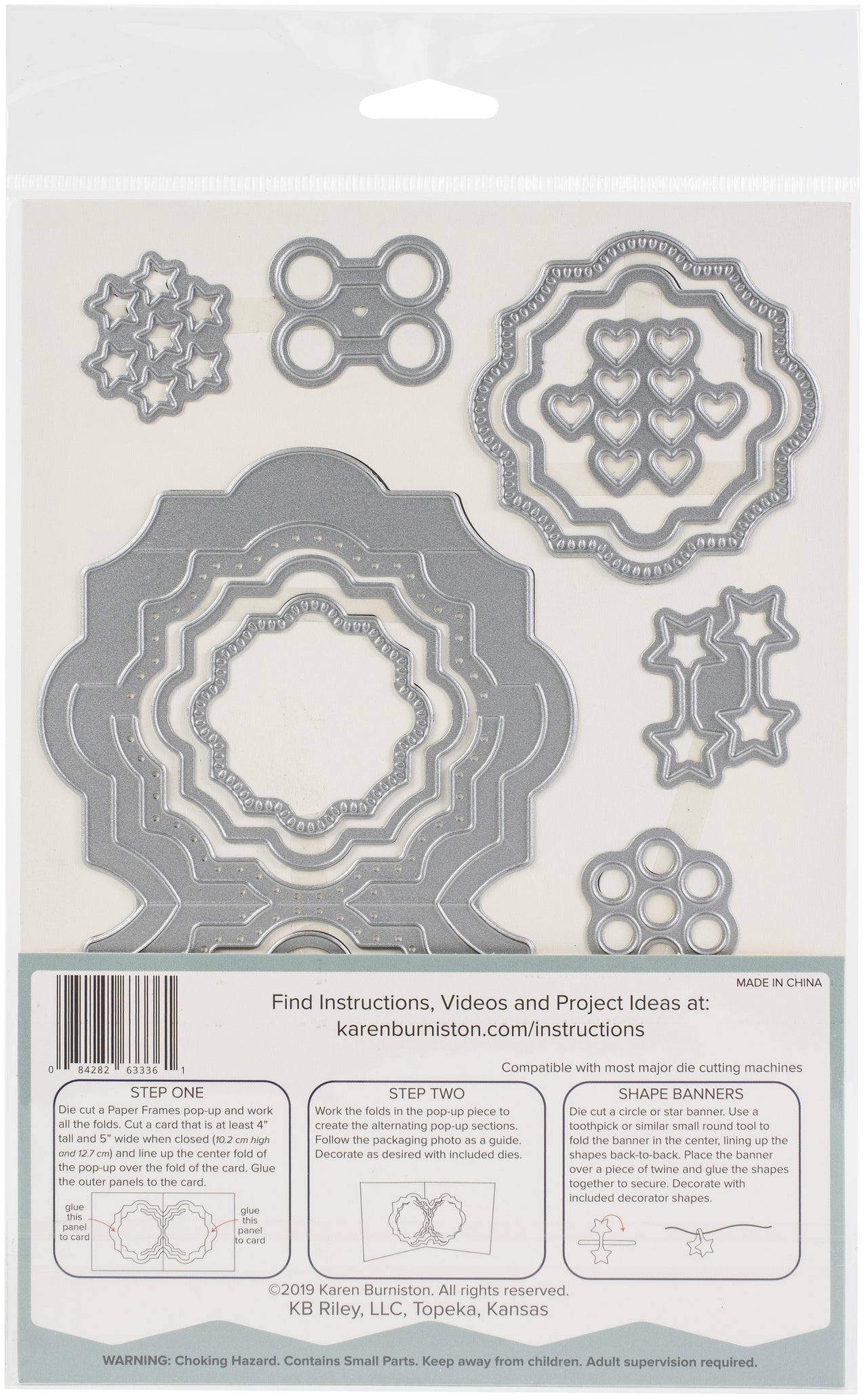 KB Riley Karen Burniston Dies - Paper Frames Pop-Up