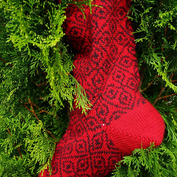 Croix de Noël Christmas Stocking
