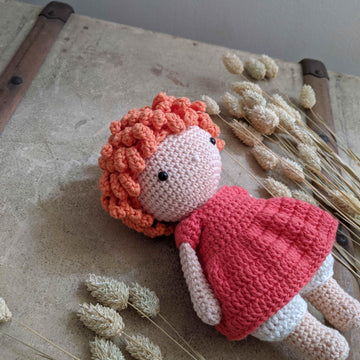 Brunehilde - chibi crochet doll