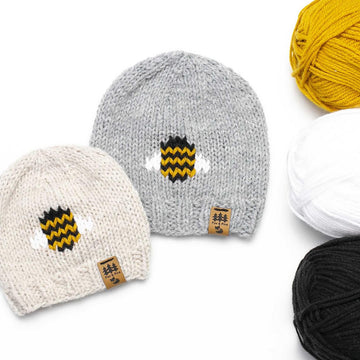 Bee Hat Beanie Toque Winter Baby Children Women Men