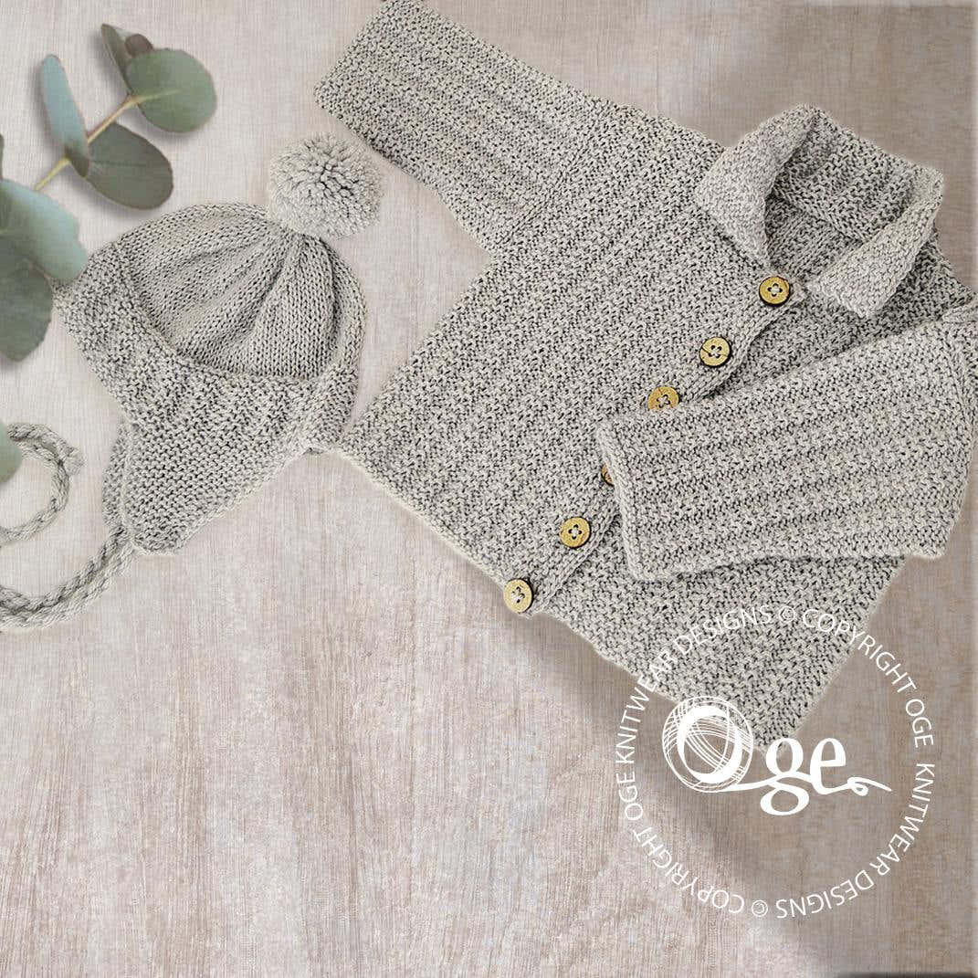 Baby Pilot Jacket & Matching Hat - P131