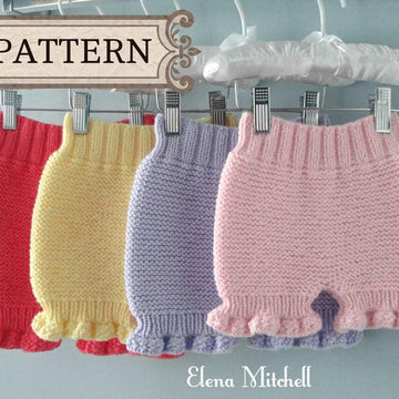 Knitting PATTERN Baptism Baby Dress Baby Bloomers