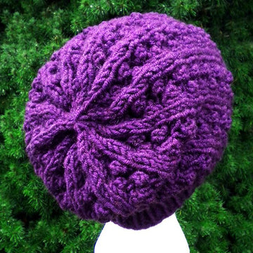 Wine Berries Slouchy Hat