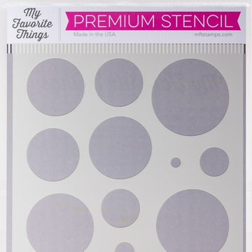 My Favorite Things Premium Stencil 6"X6" - Basic Shapes - Circles