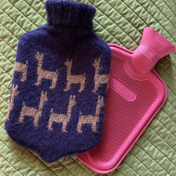 Alpaca Hot Water Bottle Cover