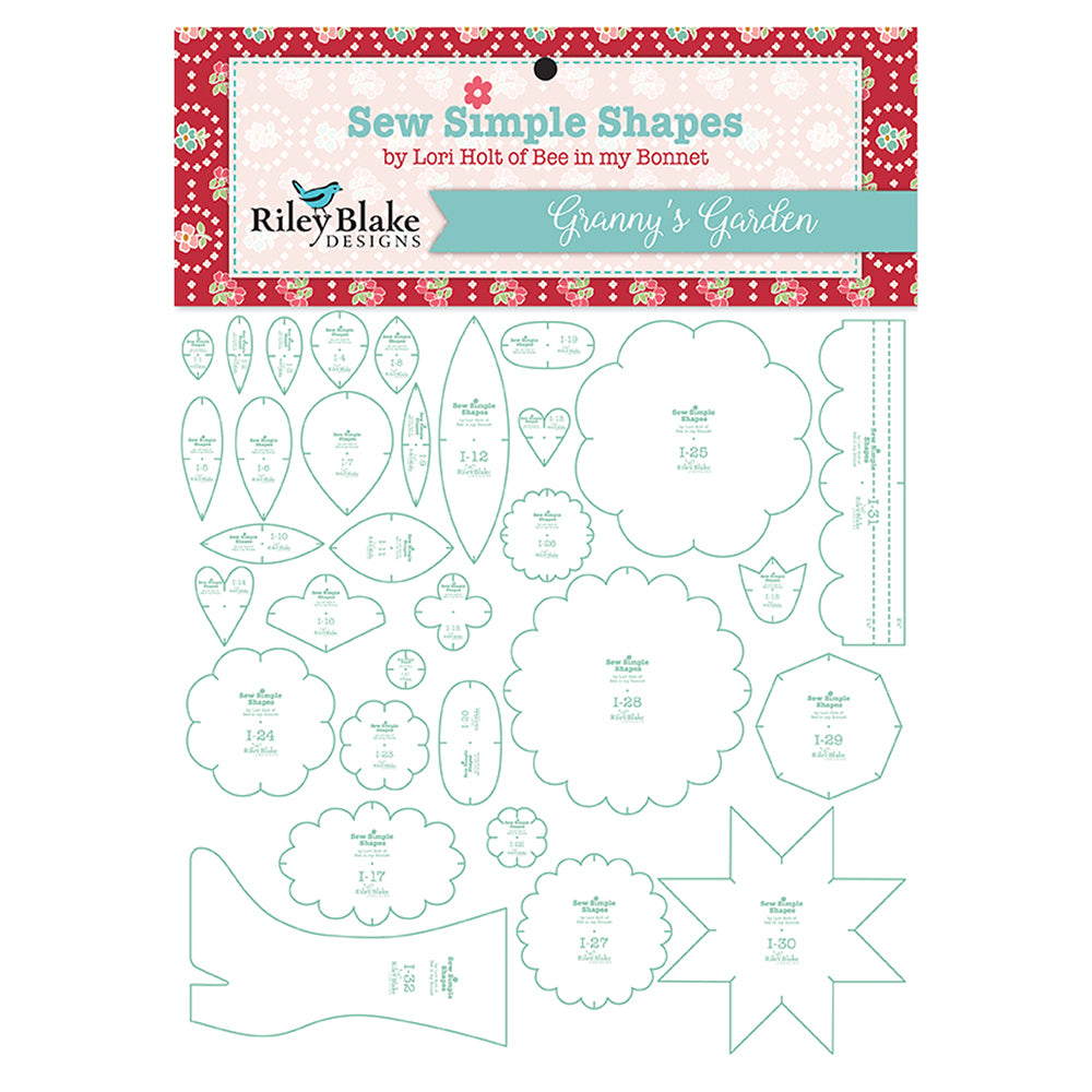Riley Blake Sew Simple Shapes in Granny's Garden