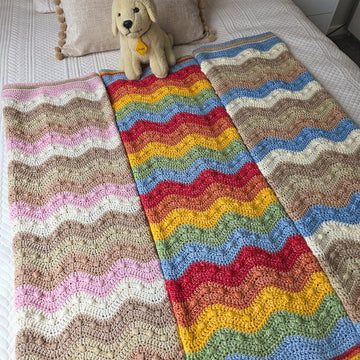 Gentle Ripples Bobble Baby Blanket