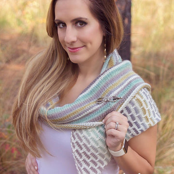 Brick and Mortar Shawl Knit