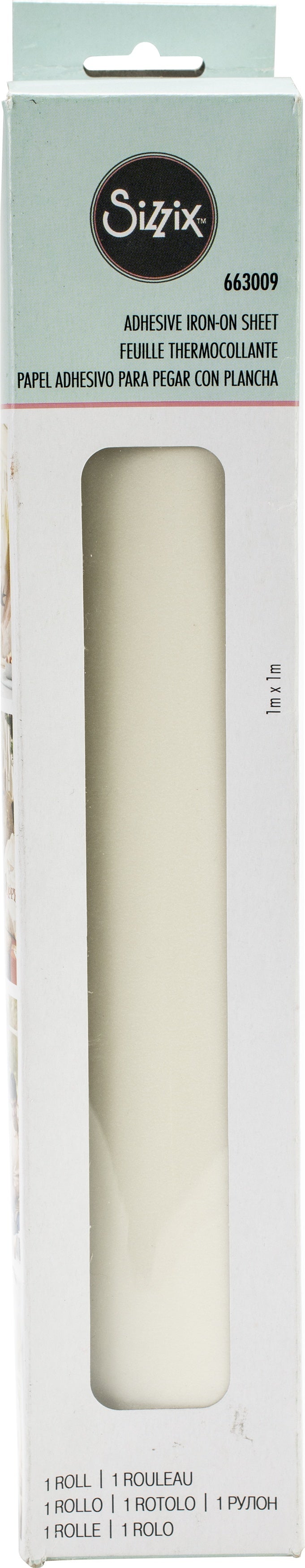 Sizzix Adhesive Iron-On Sheet 39"X39" - 569195