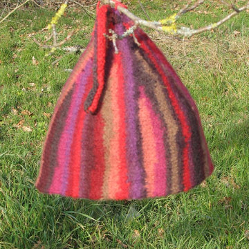 Felted pixie hat