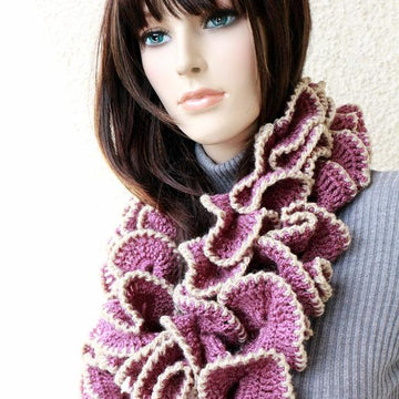 Ruffle Scarf Unique Design
