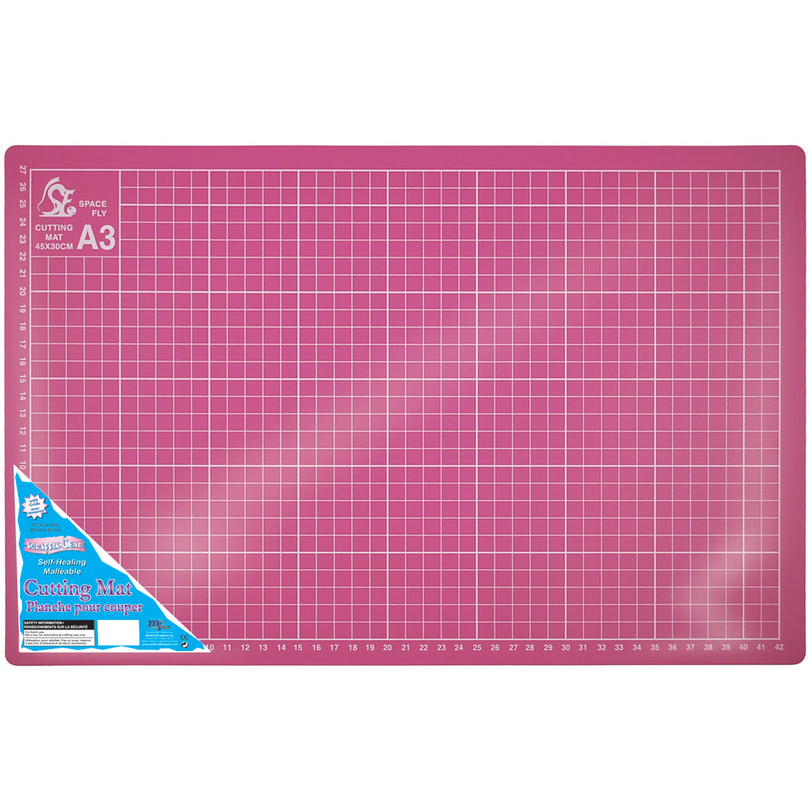 Multicraft Imports MultiCraft Self-Healing Cutting Mat Gridded - 536519
