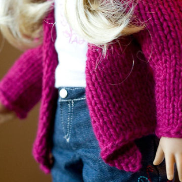 American Girl Doll Sweaterdress and Cardigan Bundle
