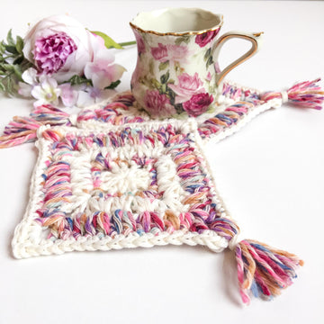 Flower Garden Diamond Coaster