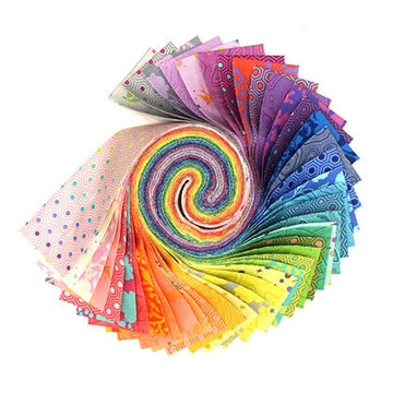Tula Pink True Colors 2.5" Strip Roll - multi
