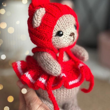 Knitting baby bear and Outfit for Baby Bear